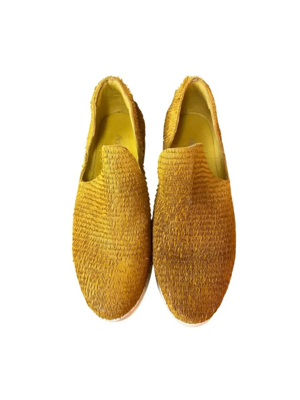 Antelope Comfy Slip On Sneaker Shoes J41 Sailor Mustard Yellow Sz 37 (EU)